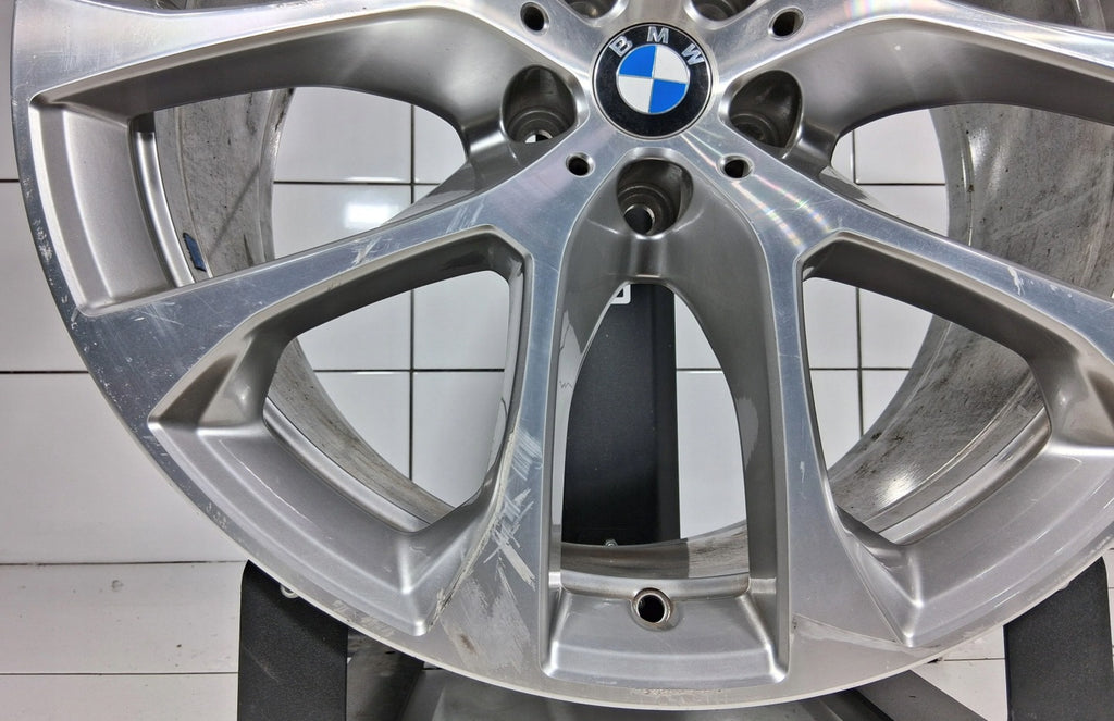 1x Alufelge 20 Zoll 10.5" 5x112 40ET Glanz Silber 6883758 BMW Rim Wheel FEL3663052587xr