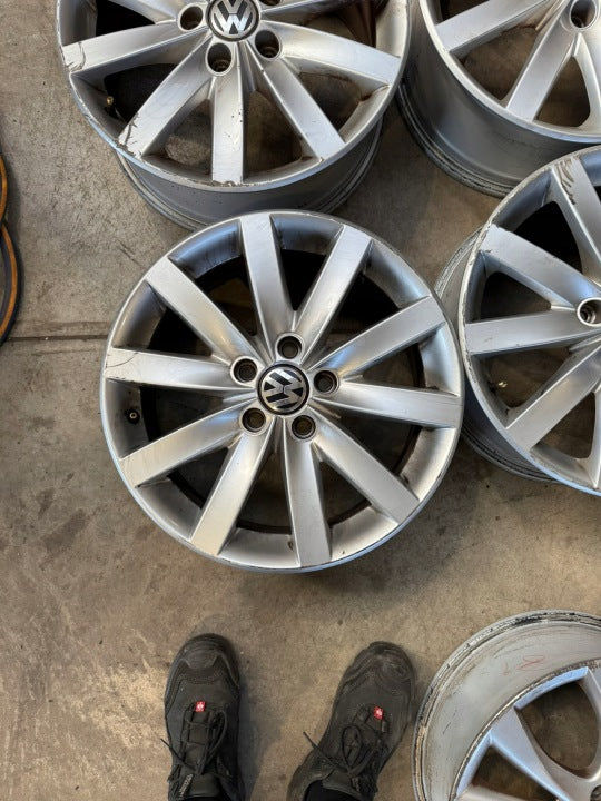 4x Alufelge 18 Zoll 7.5" 5x112 51ET 5KO601025AF VW Rim Wheel FEL7335269674lb