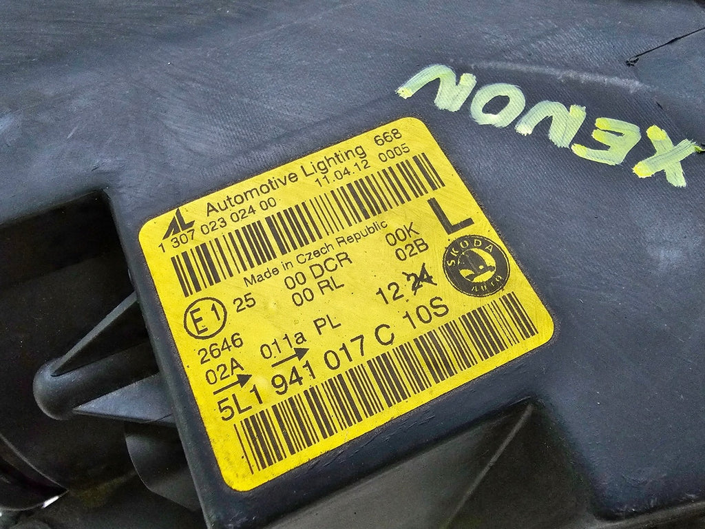 Frontscheinwerfer Skoda Yeti 5l 5L1941017C Xenon Links Scheinwerfer Headlight