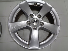 Laden Sie das Bild in den Galerie-Viewer, 1x Alufelge 16 Zoll 6.5&quot; 5x114.3 50ET Schwarz TS8987 Hyundai I30 Iii Rim Wheel