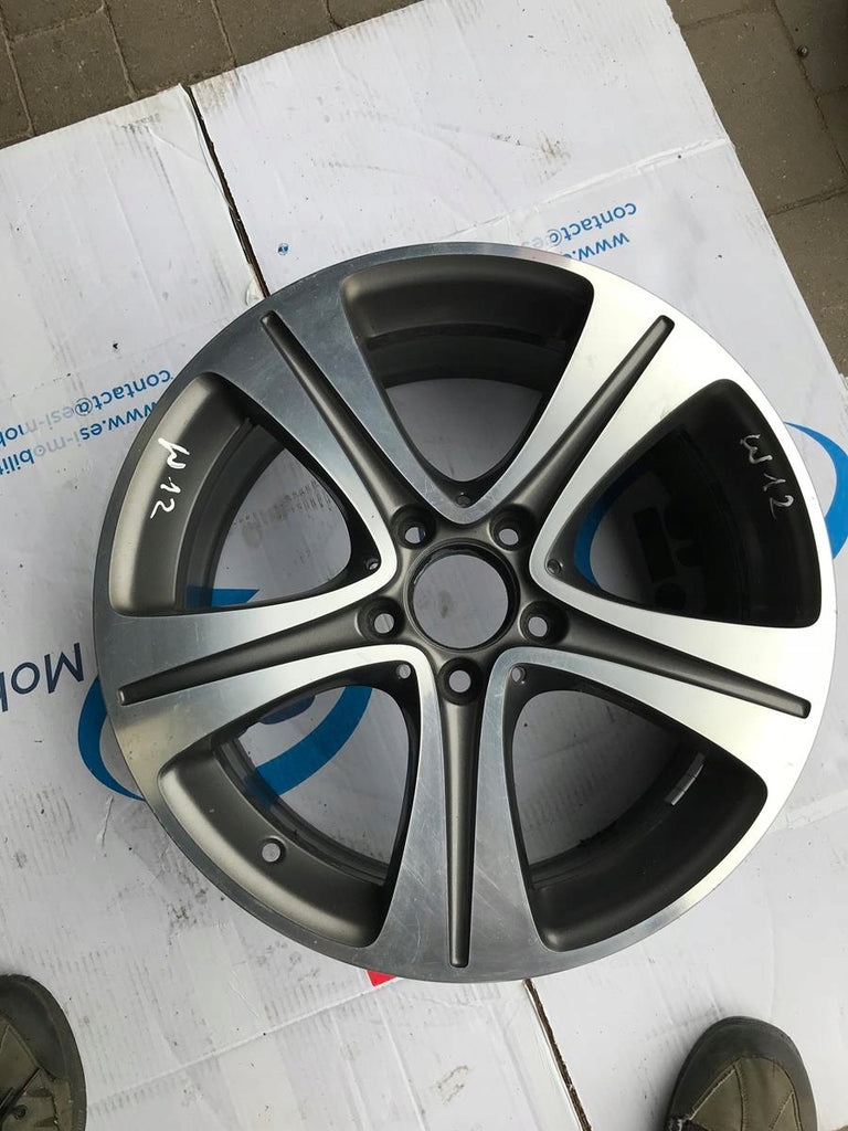 1x Alufelge 17 Zoll 7.5" 5x112 40ET Glanz Silber A2134011200 Mercedes-Benz W213