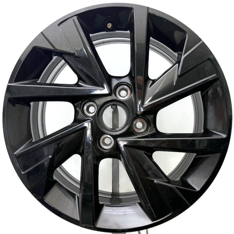 1x Alufelge 16 Zoll 6.5" 4x108 38ET Glanz Schwarz 9847228980 Opel Corsa F FEL6380432509fz