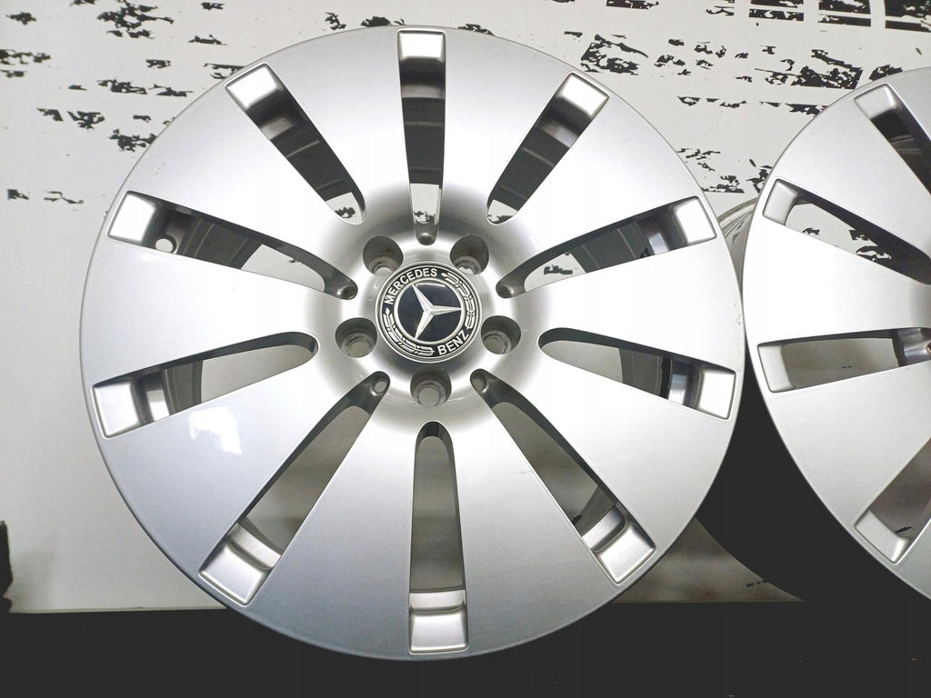 4x Alufelge 17 Zoll 7.0" 5x112 48 5ET Silber Mercedes-Benz W205 W204 Rim Wheel FEL6793868362xz