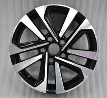 Load image into Gallery viewer, 1x Alufelge 16 Zoll 6.5&quot; 5x112 46ET Glanz Schwarz 5G0601025EA VW Golf Vii