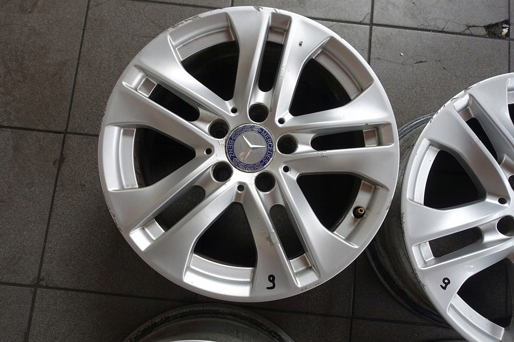 4x Alufelge 16 Zoll 7.0" 5x112 43ET 2044017202 Mercedes-Benz W204 Rim Wheel FEL9496746099qh