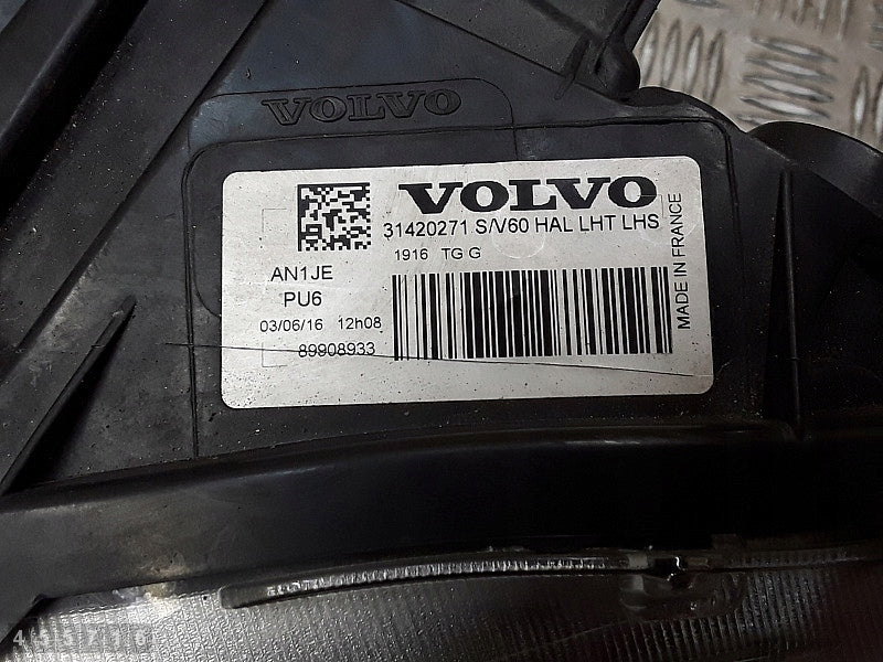 Frontscheinwerfer Volvo V60 31420271 Links Scheinwerfer Headlight SCH2028756652lu