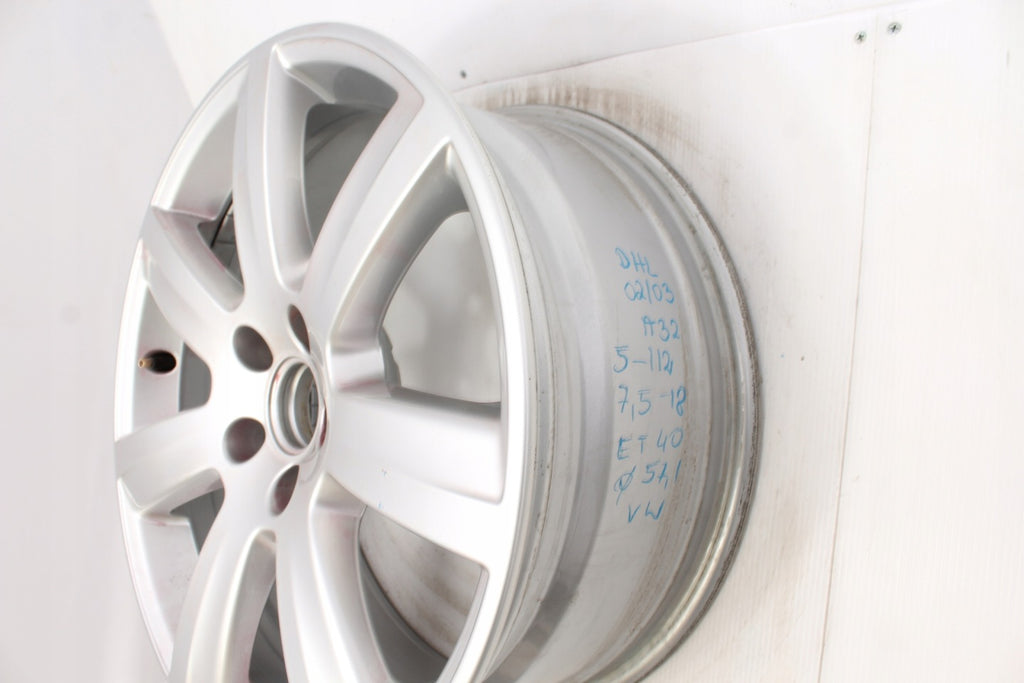 1x Alufelge 18 Zoll 7.5" 5x112 40ET Glanz Silber 3D0601025AM VW Phaeton FEL5660574110nc