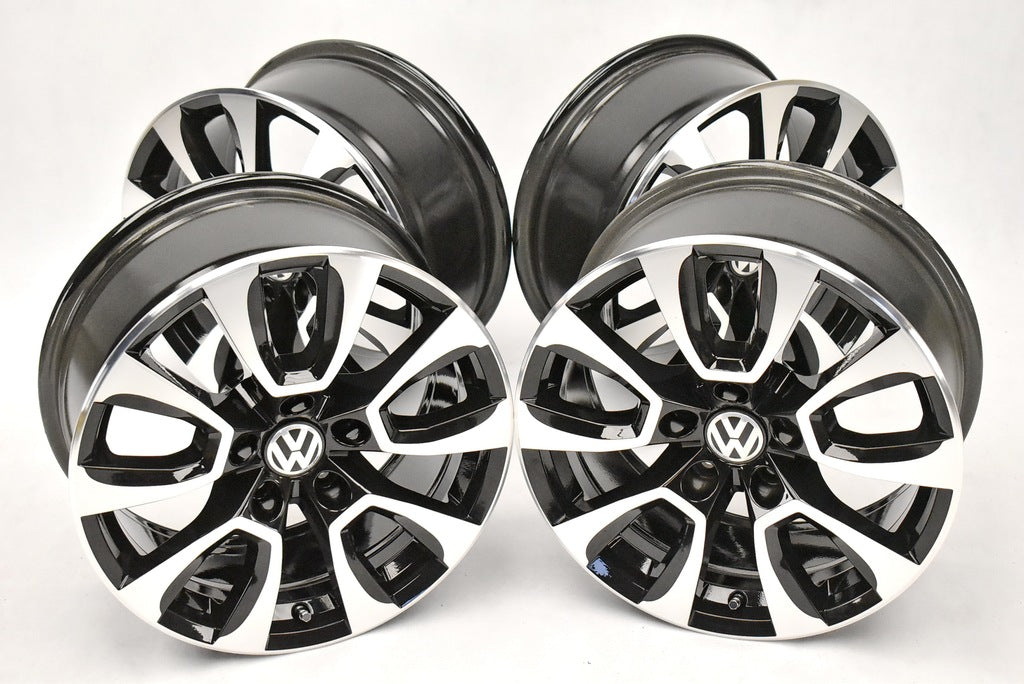 4x Alufelge 17 Zoll 8.0" 5x120 49ET Glanz Schwarz 2H6601025A VW Amarok Rim Wheel FEL3946855473wd