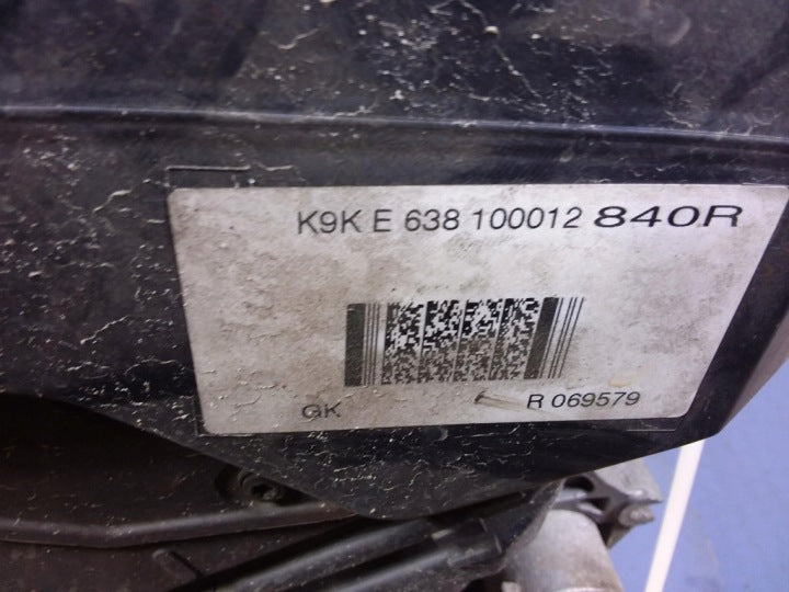 Motor Renault Clio IV K9KE638 1.5 DCI 90PS 66kW 2016 Diesel Engine Unkomplett MOT7143554390no
