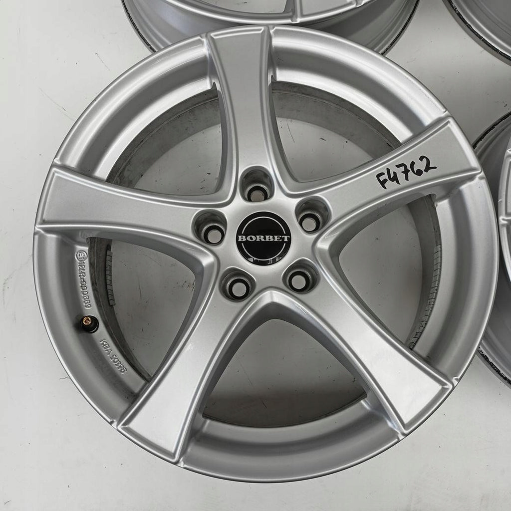 4x Alufelge 17 Zoll 6.5" 5x112 41ET Glanz Silber Audi I Rim Wheel FEL5383930094ty