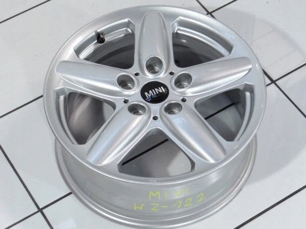1x Alufelge 16 Zoll 6.5" 5x120 46ET Silber 9803720 Mini R60 Rim Wheel FEL7355553576lg