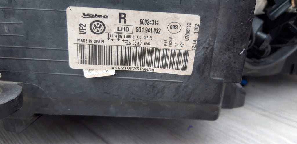 Frontscheinwerfer VW Golf VII 5G1941032 Xenon Rechts Scheinwerfer Headlight SCH2560342194ll