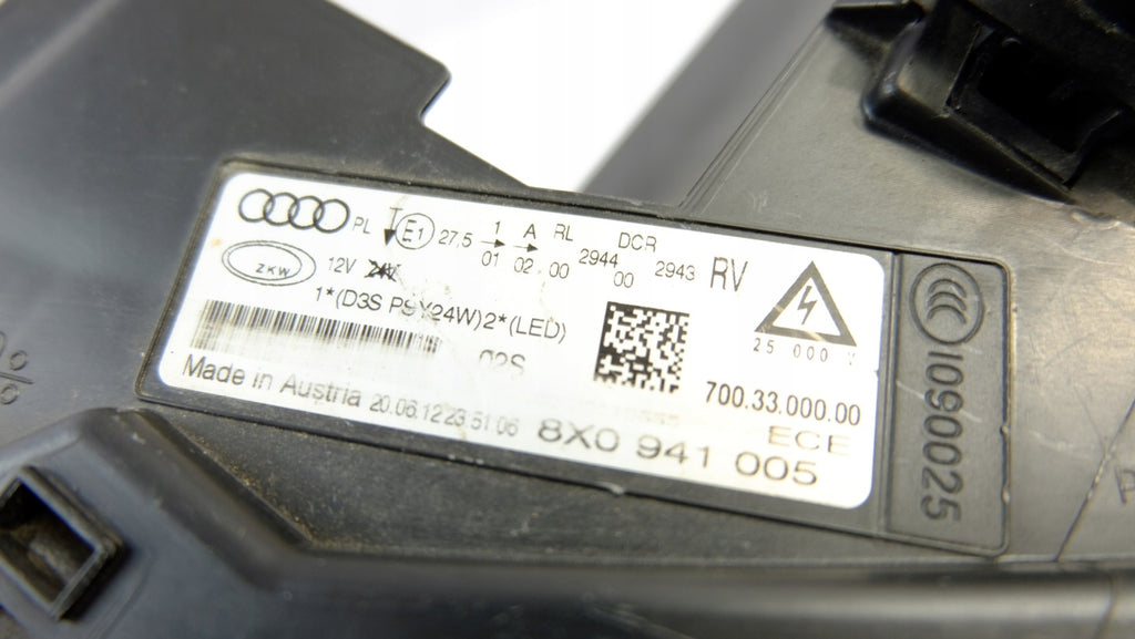 Frontscheinwerfer Audi A1 8X0941005 Xenon Links Scheinwerfer Headlight SCH9698148644gb