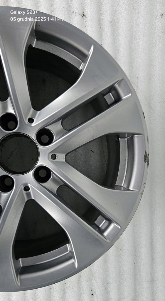 1x Alufelge 17 Zoll 7.5" 5x112 47ET Glanz Silber Mercedes-Benz W204 Rim Wheel FEL3362528568ud