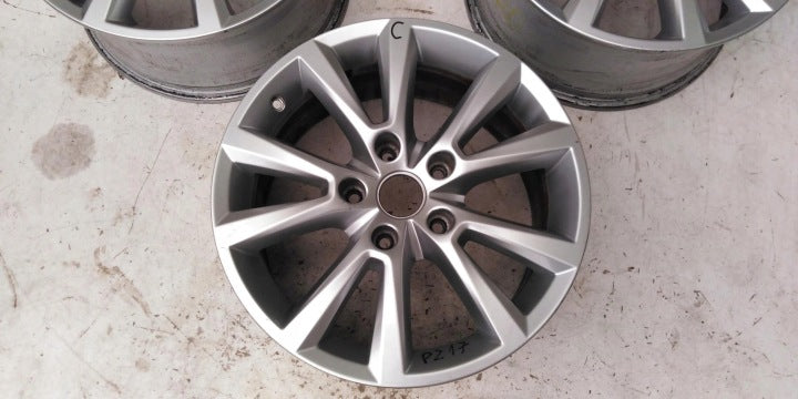 1x Alufelge 18 Zoll 8.0" 5x130 53ET Glanz Silber 7P6601025C VW Touareg Rim Wheel FEL6707052649qa