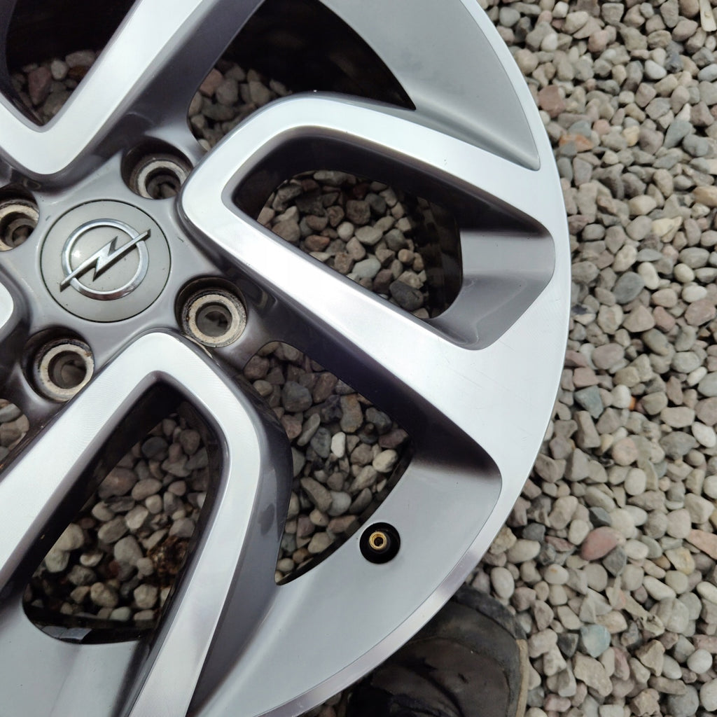 1x Alufelge 16 Zoll 6.5" 4x108 20ET Glanz Silber Opel Crossland X Rim Wheel FEL3586988544jz