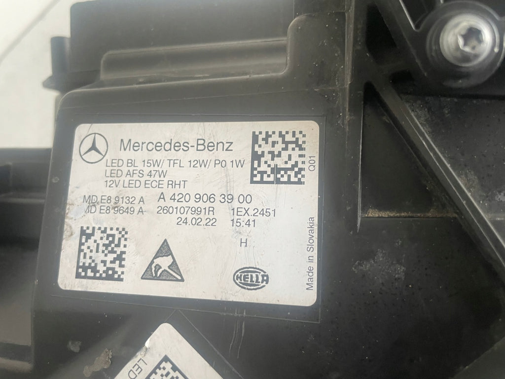 Frontscheinwerfer Mercedes-Benz Citan W420 A4209063900 LED Rechts Headlight SCH3148209702mb