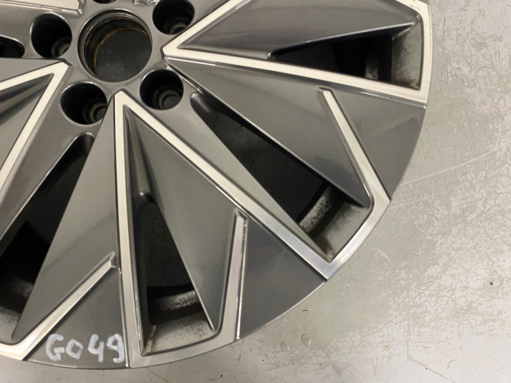 1x Alufelge 17 Zoll 6.5" 5x100 40ET Glanz Schwarz 658601025A Skoda Scala FEL6235816022le