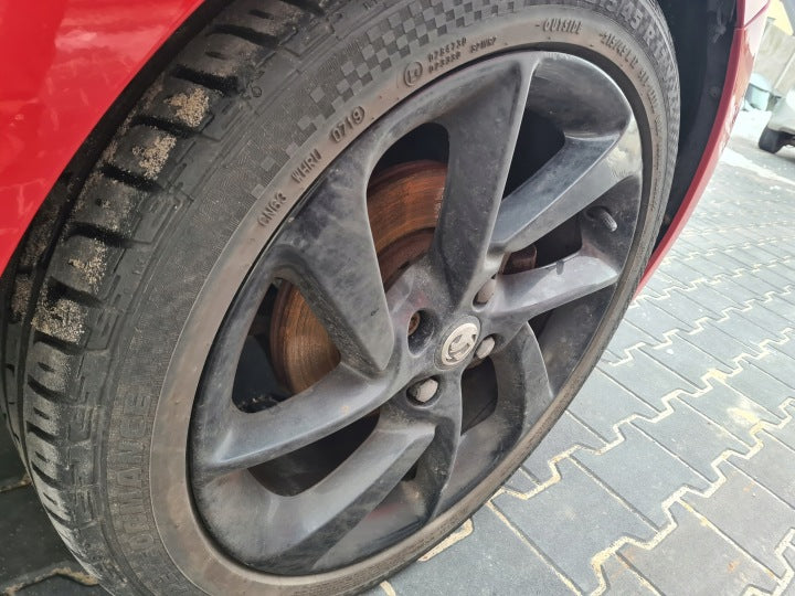 1x Alufelge 17 Zoll 7.0" 4x100 Opel Corsa E Rim Wheel FEL5192521577bq