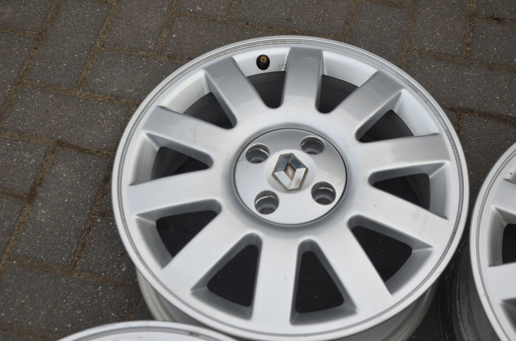 4x Alufelge 16 Zoll 6.5" 4x100 43ET Silber Renault Clio IV Iii Rim Wheel FEL8007993238fb