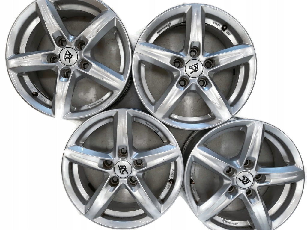 4x Alufelge 15 Zoll 6.0" 5x112 43ET KBA49043 Audi Rim Wheel FEL1050960742wt