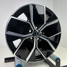 Load image into Gallery viewer, 1x Alufelge 18 Zoll 7.5" 5x112 51ET Glanz Schwarz 5H0601025BD VW Golf I FEL9962697600ol