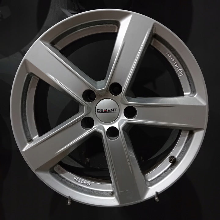 4x Alufelge 17 Zoll 7.5" 5x112 29ET Glanz Silber Audi A4 B8 Rim Wheel FEL2550325914dk