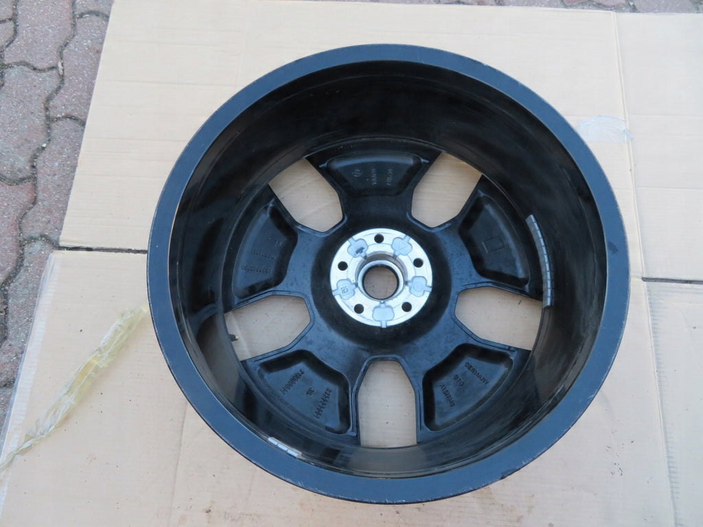 1x Alufelge 19 Zoll 7.0" 5x110 38ET Glanz Schwarz 9839910080 Opel Rim Wheel