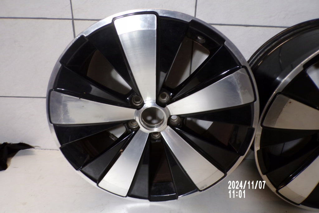 1x Alufelge 18 Zoll 8.0" 5x112 48ET Glanz Schwarz 5C0601025AK 5C0601025 VW FEL1499408177wc