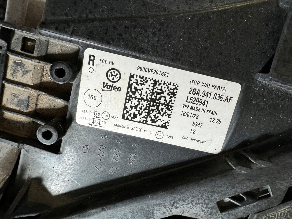 Frontscheinwerfer VW T-Roc Troc 2GA941036AF Full LED Rechts Headlight