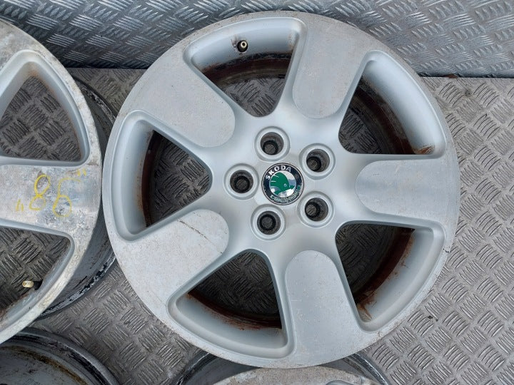4x Alufelge 17 Zoll 7.0" 5x112 50ET 1Z0601025N Skoda Octavia Ii Rim Wheel FEL9166622338gb