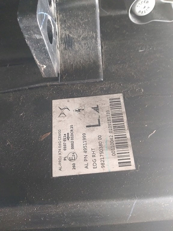 Frontscheinwerfer Citroën 9821750380 9821750280 LED Rechts oder Links