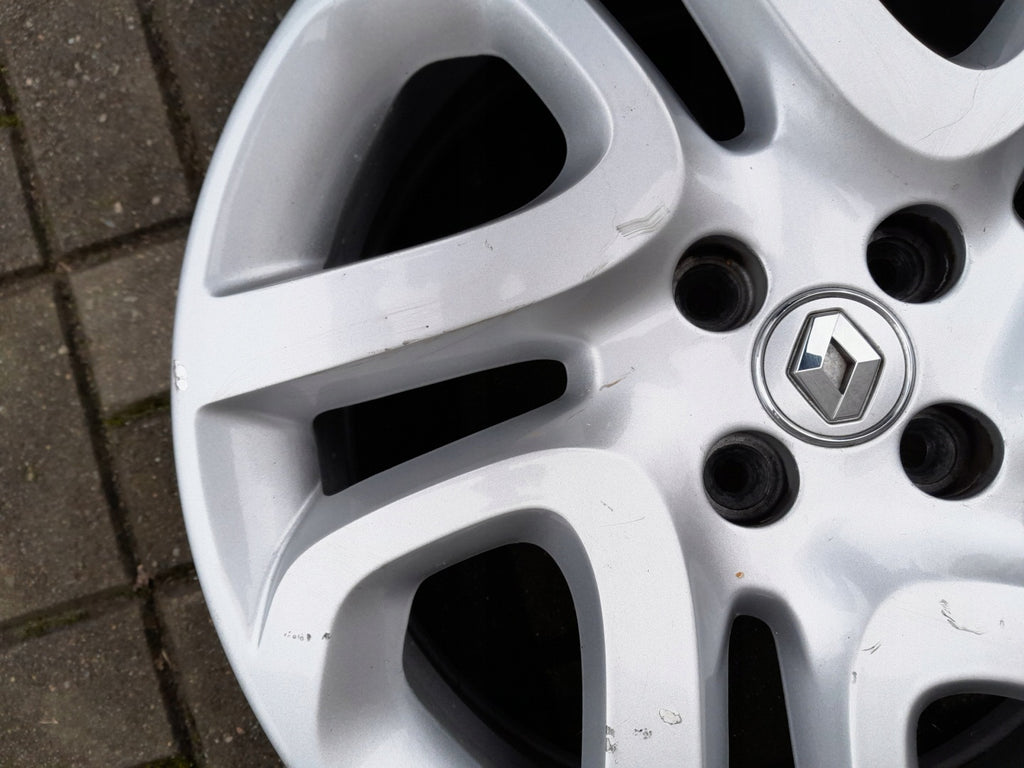 1x Alufelge 17 Zoll 6.5" 4x100 40ET Glanz Renault Captur Rim Wheel FEL5680222699pw