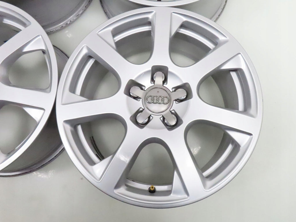 4x Alufelge 17 Zoll 7.0" 5x112 37ET Glanz Silber 8R0601025E Audi Q5 Q3 Rim Wheel FEL1875236057ej