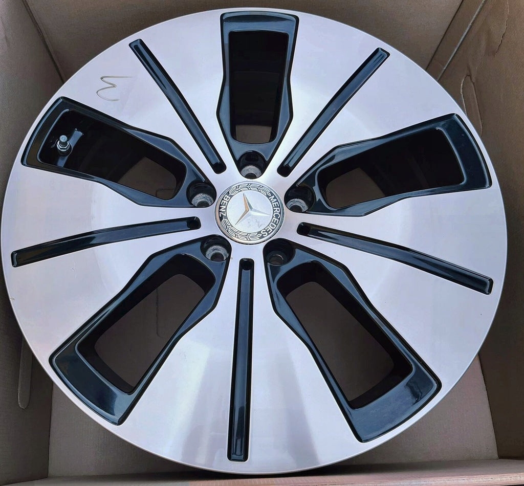 4x Alufelge 19 Zoll 8.0" 5x112 34ET Glanz Schwarz A2934010100 Mercedes-Benz Eqc FEL1580841479ue