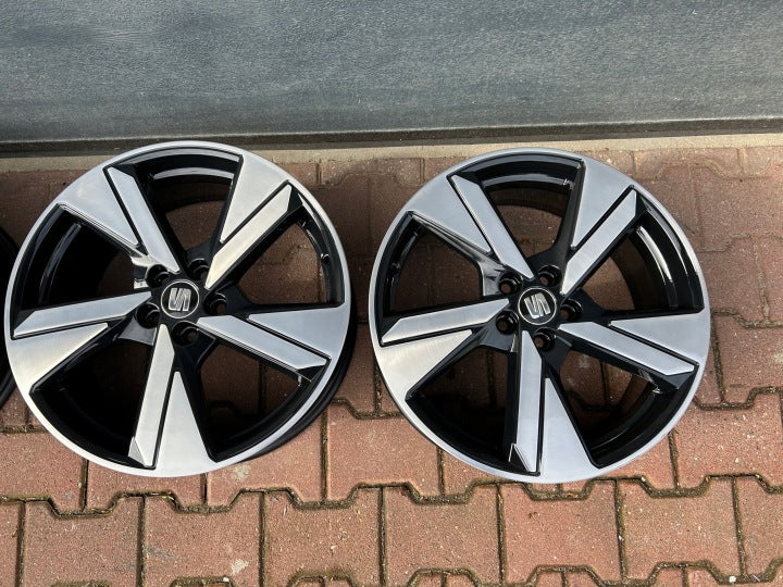 4x Alufelge 18 Zoll 7.0" 5x100 51ET Glanz Silber 6F0071498A Cupra Ibiza I FEL7630037235ss
