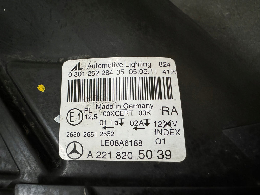 Frontscheinwerfer Mercedes-Benz A2218205039 Rechts Scheinwerfer Headlight