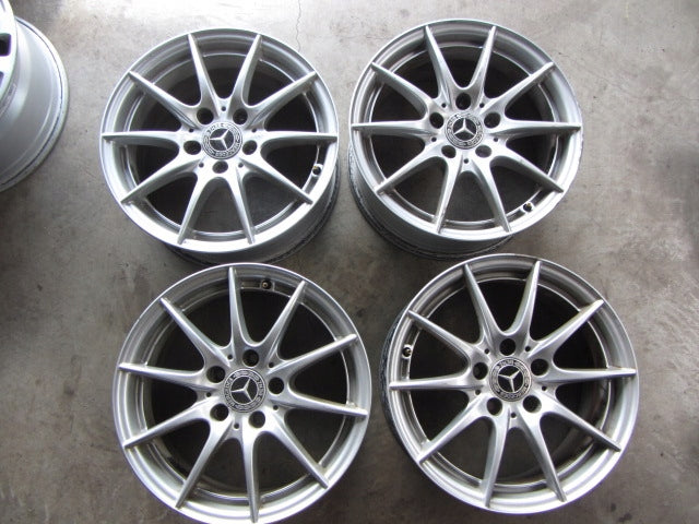4x Alufelge 16 Zoll 7.0" 5x112 A2044015702 Mercedes-Benz Rim Wheel FEL7085092031hn