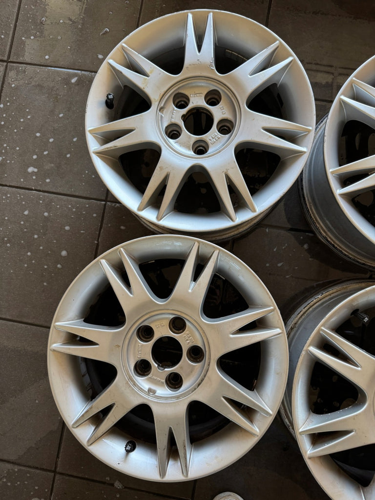 4x Alufelge 15 Zoll 6.0" 5x100 43ET Glanz Silber 6L0601025A Seat I Rim Wheel FEL9320791234pg