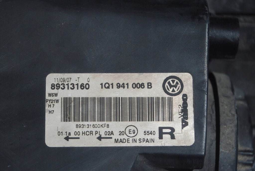 Frontscheinwerfer VW Eos 1Q1941006B Rechts Scheinwerfer Headlight SCH5951159927ur