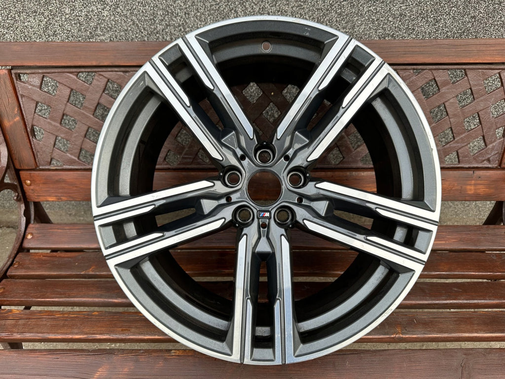 1x Alufelge 19 Zoll 8.0" 5x112 26ET Glanz Graphit BMW 8 G14 G15 Mg Rim Wheel FEL9165891746ky
