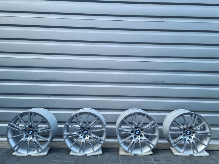 4x Alufelge 18 Zoll 8.0" 5x120 34ET Glanz Silber BMW E46 F30 E90 F31 Rim Wheel FEL5715572664el