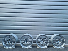 Laden Sie das Bild in den Galerie-Viewer, 4x Alufelge 18 Zoll 8.0" 5x120 34ET Glanz Silber BMW E46 F30 E90 F31 Rim Wheel FEL5715572664el
