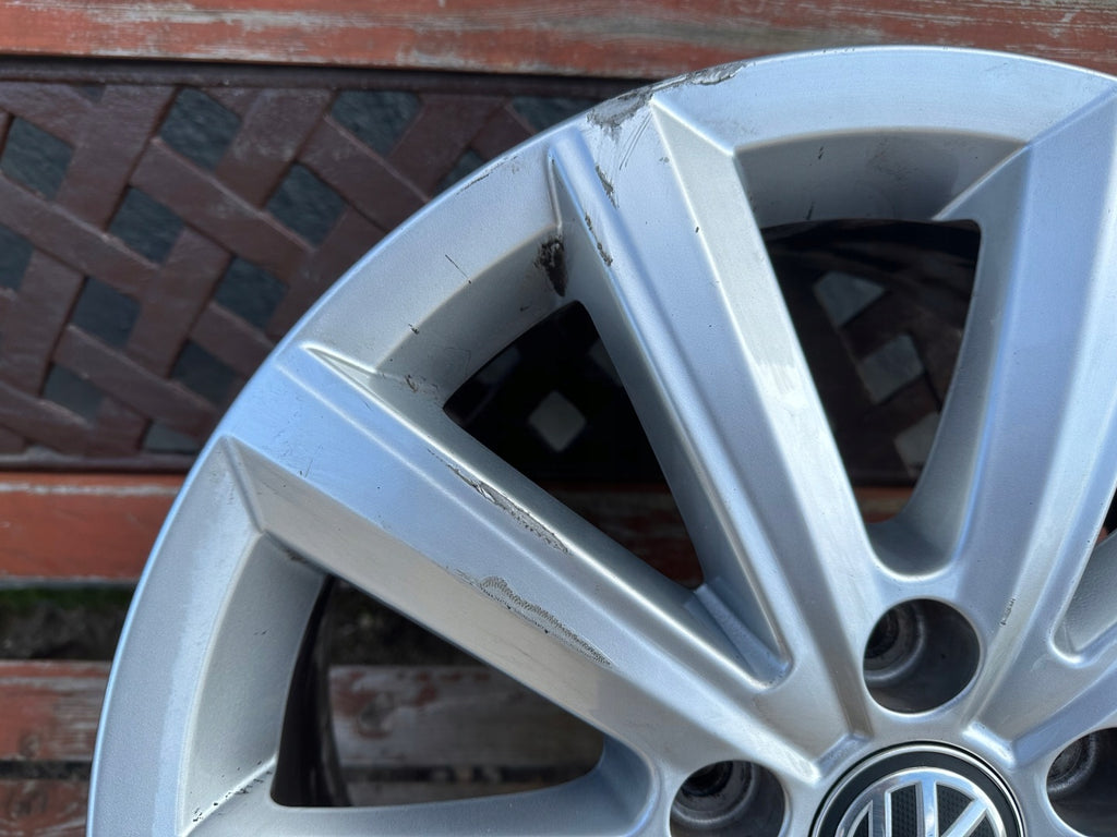 1x Alufelge 17 Zoll 7.0" 5x120 55ET Glanz Silber 7E0071497 447AE556 VW Multivan FEL3511401228cd