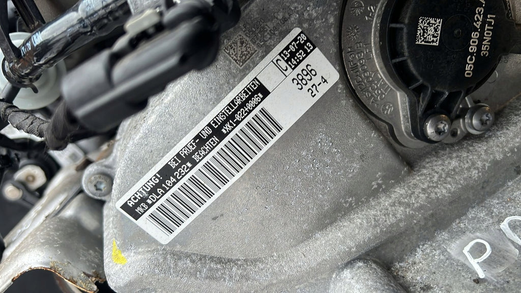 Motor VW Polo DLAC 1.0 TSI 95PS 70kW 2011 Benzin Engine Komplett