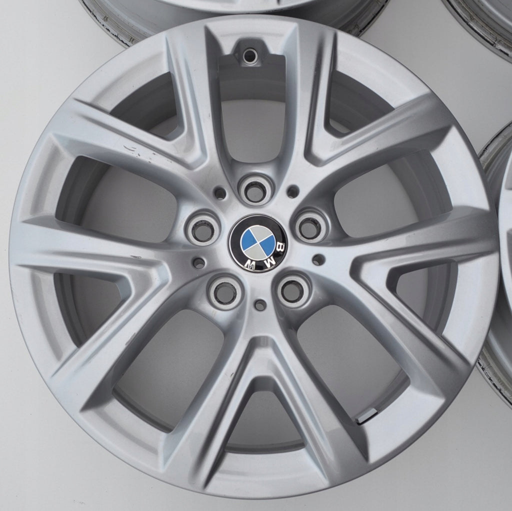 4x Alufelge 17 Zoll 6.0" 5x112 47ET Glanz Silber 6884815 BMW F44 F45 F46 FEL5827663409xe