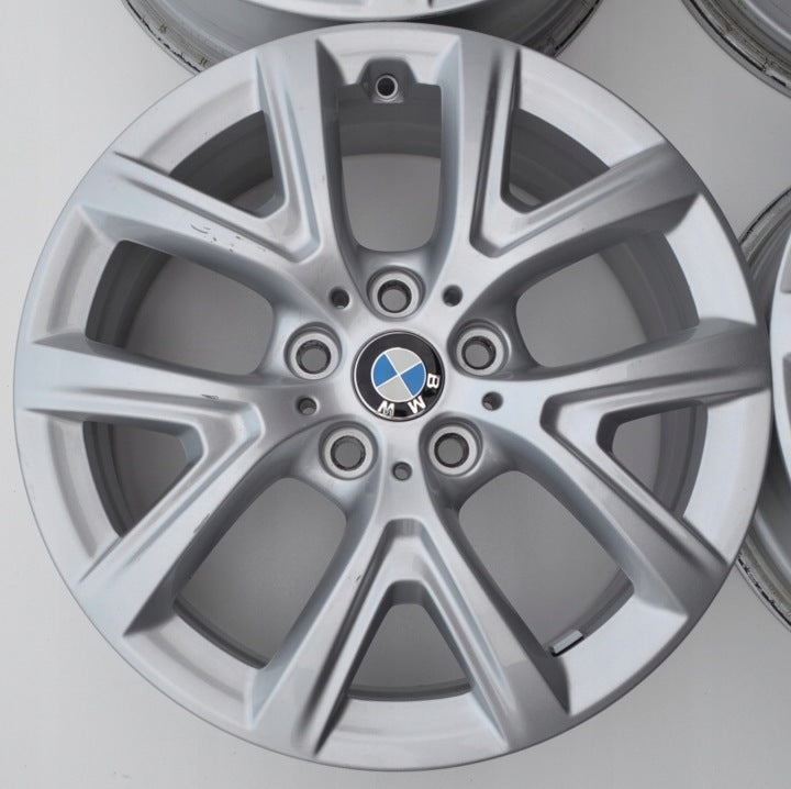 4x Alufelge 17 Zoll 6.0" 5x112 47ET Glanz Silber 6884815 BMW F44 F45 F46 FEL5827663409xe