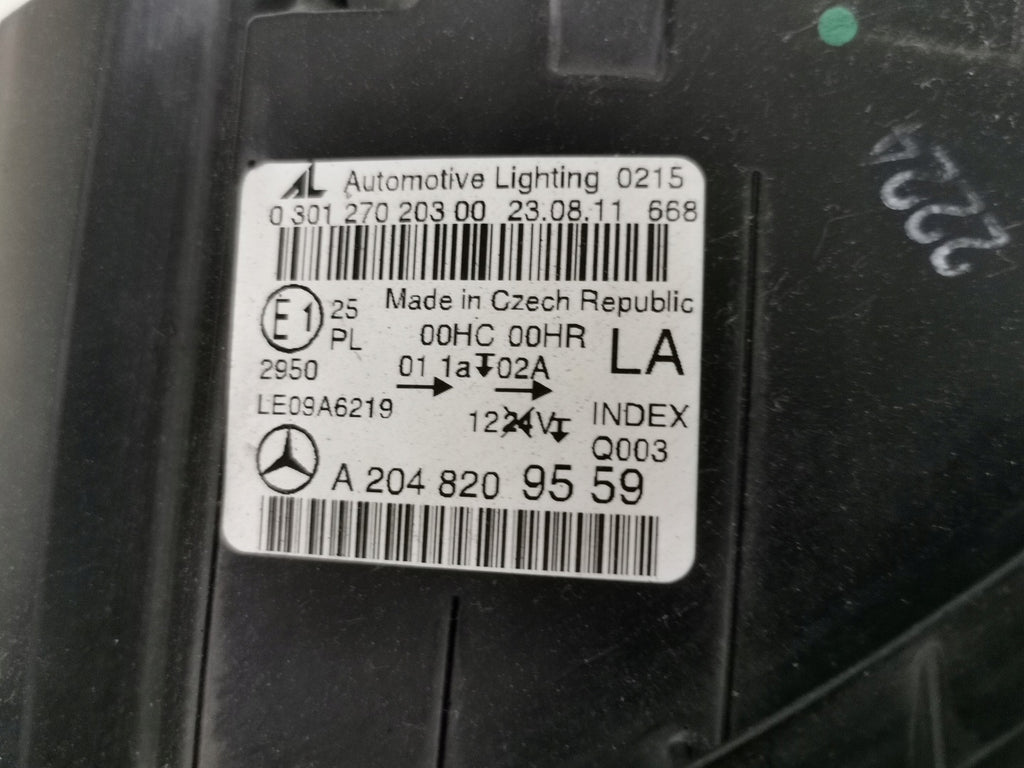 Frontscheinwerfer Mercedes-Benz W204 A2048209559 Xenon Rechts oder Links SCH9831884611fy