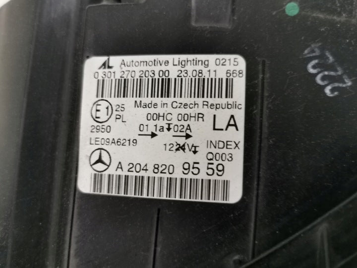 Frontscheinwerfer Mercedes-Benz A2048209559 Xenon Ein Satz Headlight SCH9831884611fy