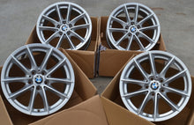 Load image into Gallery viewer, 4x Alufelge 17 Zoll 7.5" 5x112 27ET Glanz Silber 6868217 BMW 5 G30 G20 Rim Wheel FEL7737645814oi